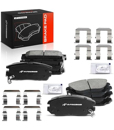 HZ1363 Premium Ceramic Disc Brake Pad Set - Compatible with Select